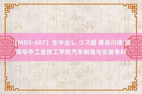 【MDS-607】生中出し コス姫 長谷川綾 湖南华中工业技工学校汽车制造与安装专科