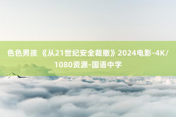 色色男孩 《从21世纪安全裁撤》2024电影-4K/1080资源-国语中字